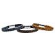 Lederarmband blau