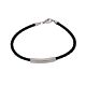 Lederarmband stahl