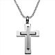 Stahlcollier Kreuz