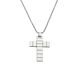Stahlcollier Kreuz