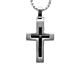 Stahlcollier Kreuz