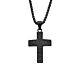 Stahlcollier Kreuz stahl