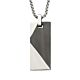 Stahlcollier schwarz