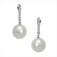 Silberohrschmuck Perle 11.5