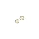 Silberohrschmuck Blume des Lebens gold