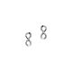 Silberohrschmuck Infinity silber