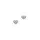 Silberohrschmuck Herz