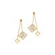 Silberohrschmuck gold