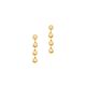 Silberohrschmuck gold