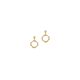 Silberohrschmuck gold