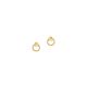 Silberohrschmuck gold