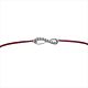 Glücksbringer Armband Infinity rosa
