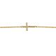 Silberarmband Kreuz gold