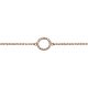 Silberarmband rosé