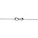 Silberarmband Infinity silber