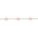 Silberarmband rosé