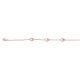 Silberarmband rosé