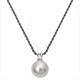 Silbercollier Zuchtperle 9.5