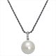 Silbercollier Perle 9.0