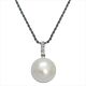 Silbercollier Perle 10.0