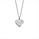 Silbercollier Herz