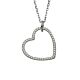 Silbercollier Herz