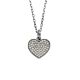 Silbercollier Herz