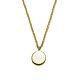 Silbercollier gold