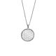 Silbercollier Blume des Lebens