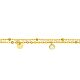 Silbercollier gold
