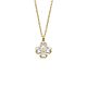 Silbercollier gold