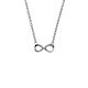 Silbercollier Infinity silber