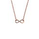 Silbercollier Infinity rosé