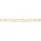 Silbercollier gold