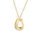 Silbercollier gold