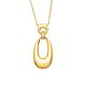 Silbercollier gold