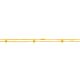 Silbercollier gold