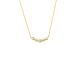 Silbercollier gold