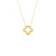 Silbercollier gold