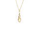 Silbercollier gold