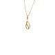 Silbercollier gold