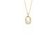 Silbercollier gold