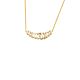 Silbercollier gold