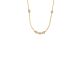 Silbercollier gold