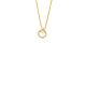 Silbercollier gold