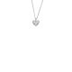 Silbercollier Herz