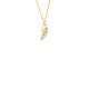 Silbercollier gold