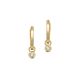 Silbercreole Lab Grown 0,20ct gold