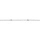 Silberarmband Lab Grown 0,12ct