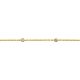 Silberarmband Lab Grown 0,12ct gold